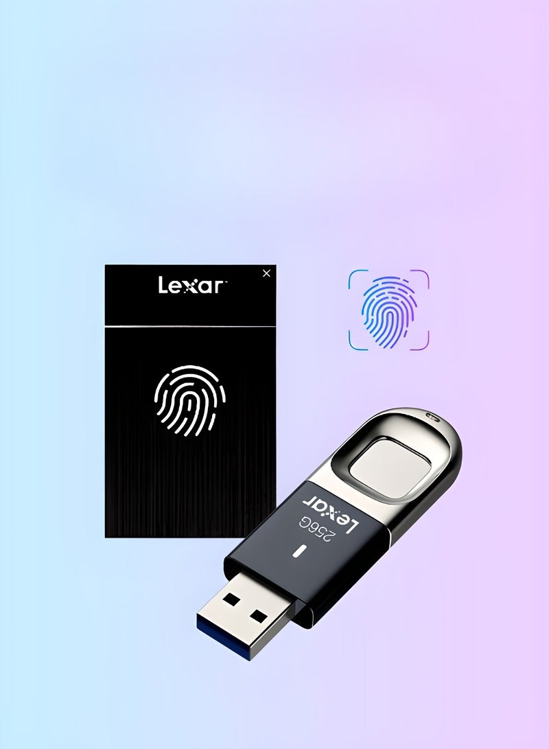 Lexar F35 USB Flash Drive, 64GB Lexar Metal Fingerprint Encrypted USB Flash Drive, Ultra-fast Recognition Durable Material U Drive, (64GB)  - Image 4