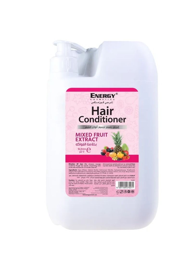 Energy Mixed Fruit Extract Hair Conditioner - 5L, Nourishing and Hydrating Formula