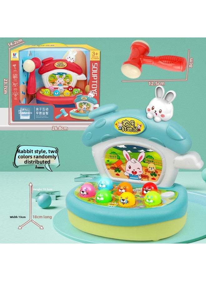 Children's Hamster Puzzle Toys Baby Concentration Training Intelligence Development Hands-on Knock Early Education Toys Wholesale-Color:9801 Hamster Rabbit Gift Box - Image 1