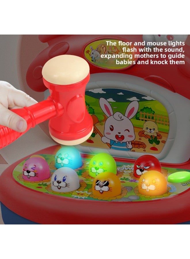 Children's Hamster Puzzle Toys Baby Concentration Training Intelligence Development Hands-on Knock Early Education Toys Wholesale-Color:9801 Hamster Rabbit Gift Box - Image 3