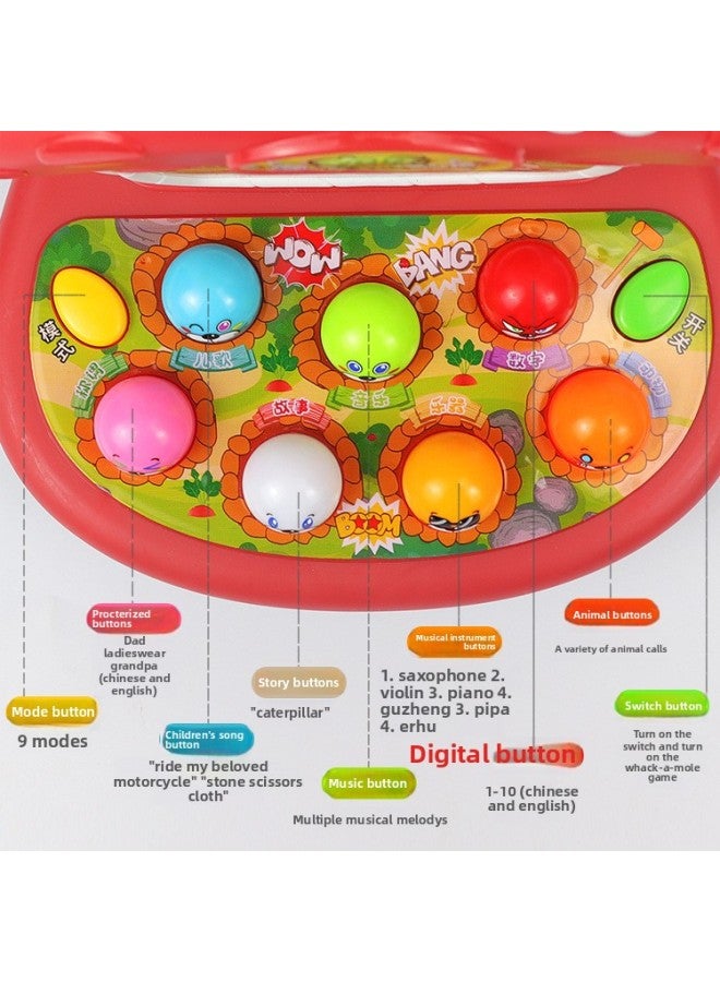 Children's Hamster Puzzle Toys Baby Concentration Training Intelligence Development Hands-on Knock Early Education Toys Wholesale-Color:9801 Hamster Rabbit Gift Box - Image 4