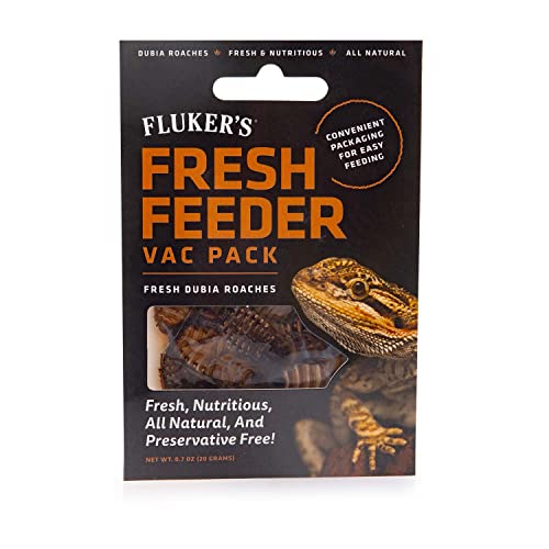 Fluker's Fresh Feeder Vac Pack Dubia Roaches, All Natural and Preservative Free, Great for Insect Eating Reptiles, Birds, or Small Animals, 0.7 oz - Image 3