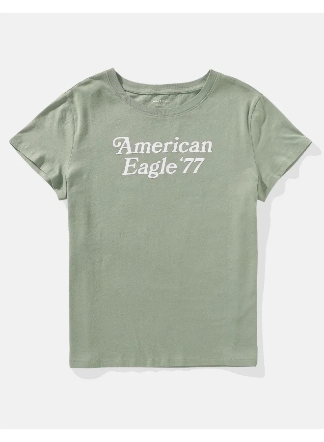 امريكان ايجل AE Slim Classic Logo Graphic T-Shirt