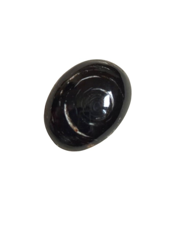 Natural Black Coral Stone ( Yosr) Completely Genuine Natural Stone - Square Shape Used for Ring Making or Pendant Fashion and Collectibles - Image 2