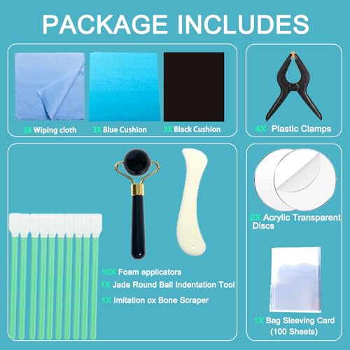 Luxiys 28 PCS Trading Card Cleaning Kit Sports Card Care Cleaning Kit Care Accessory Pack - Image 3