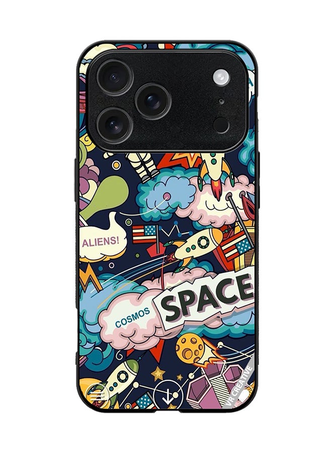 Protective Case Cover For Apple iPhone 17 Pro Multicolur Design Multicolour