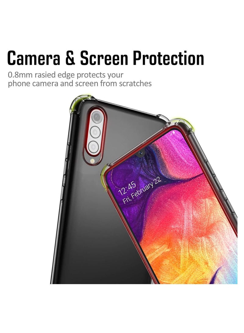 فيسوس تغطية حالة Samsung Galaxy A30s واصفة الصدمة الواقية من الحالات الشفافة الناعمة (واضحة) - Image 2