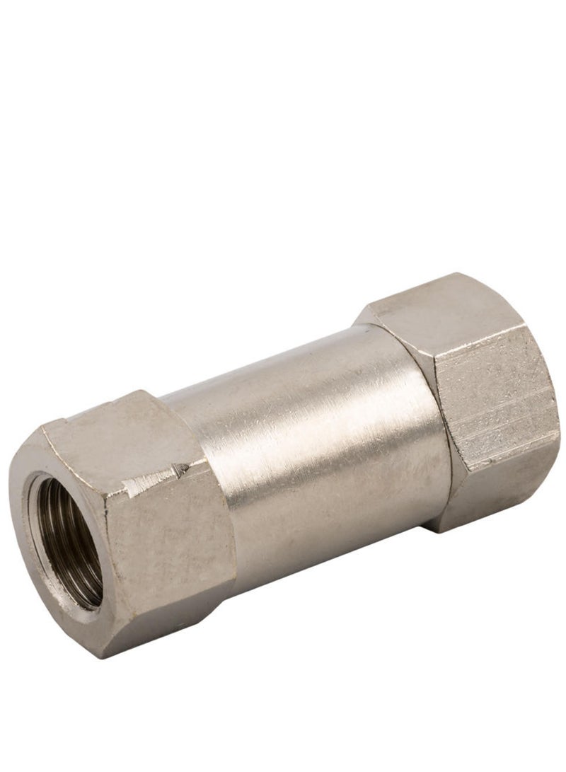 Aignep Female-Female Non Return Air Valve Size 1/2 Nickel-plated Brass Italy  - Image 1