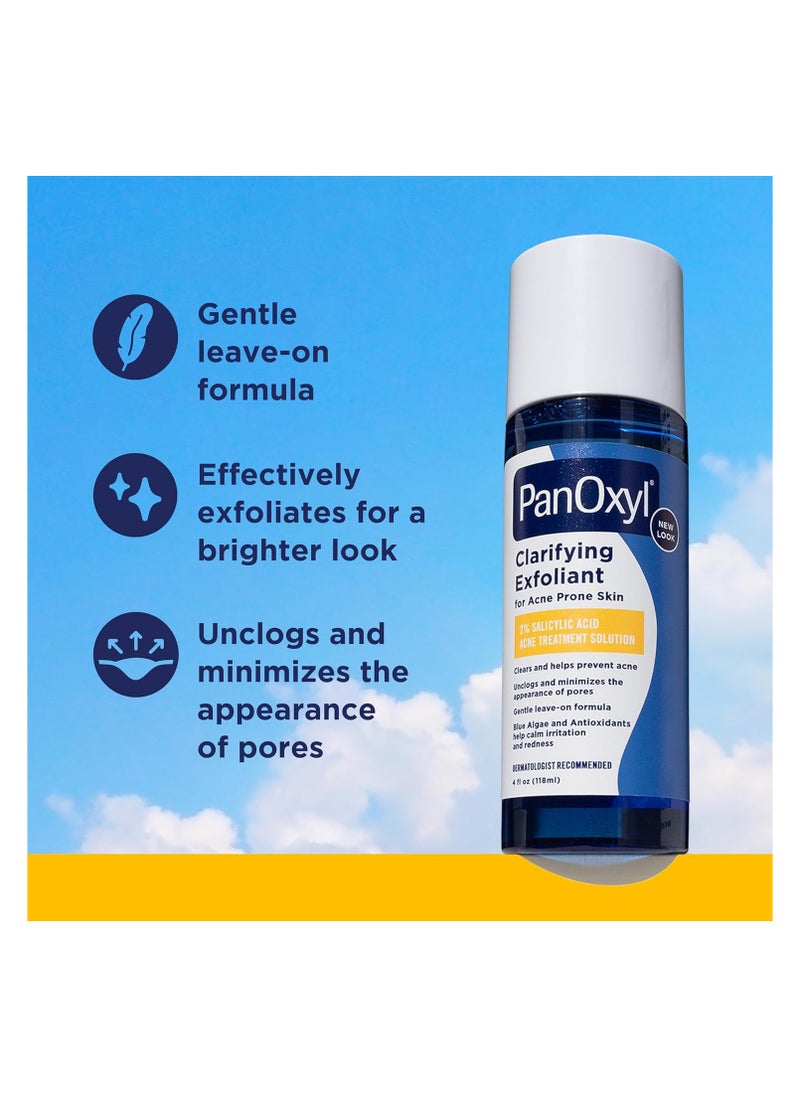 PanOxyl Acne Foaming Wash - PanOxyl Clarifying Exfoliant with 2% Salicylic Acid - 4 fl oz - Image 1