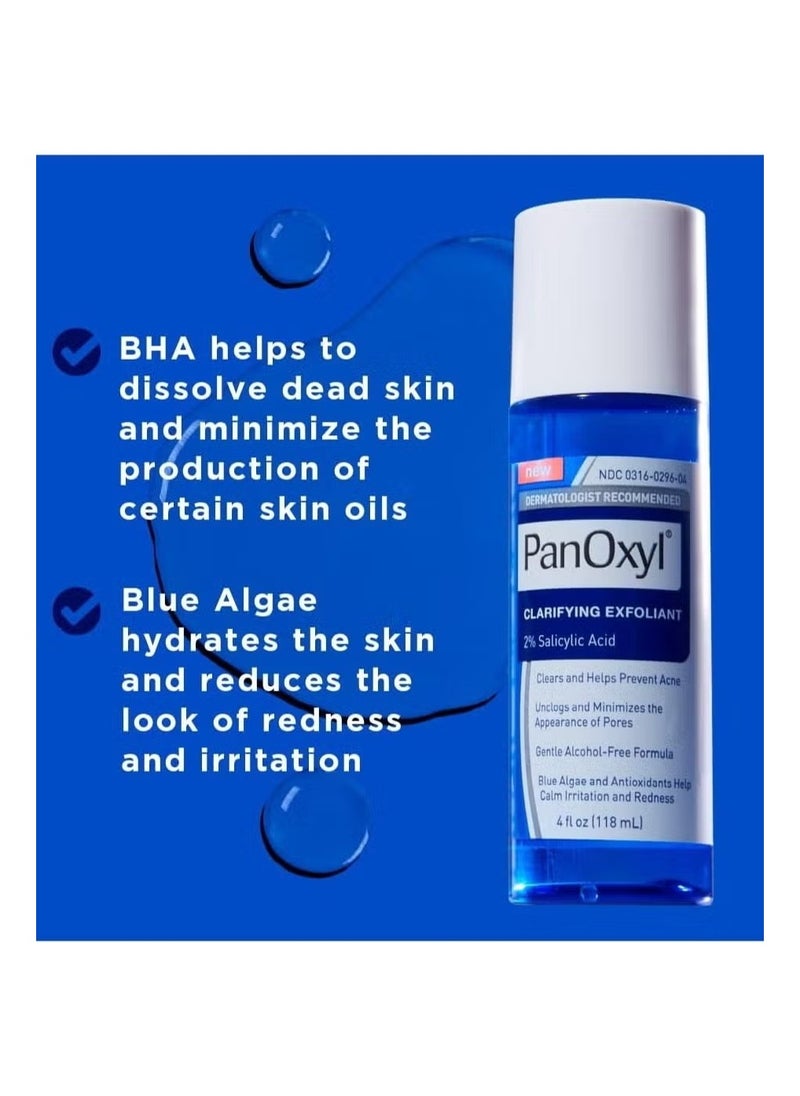 PanOxyl Acne Foaming Wash - PanOxyl Clarifying Exfoliant with 2% Salicylic Acid - 4 fl oz - Image 1