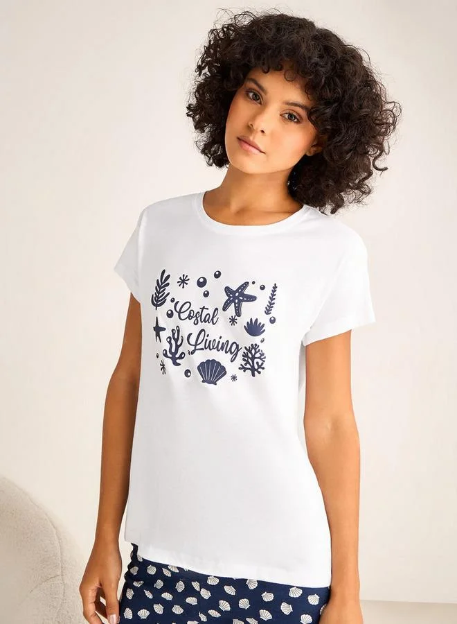 سبلاش فيڤ Pyjama Set Printed T-shirt & Pyjama