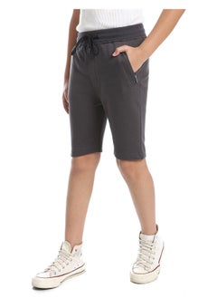Andora Zipper Pockets Practical Plain Boys Shorts  - Image 3