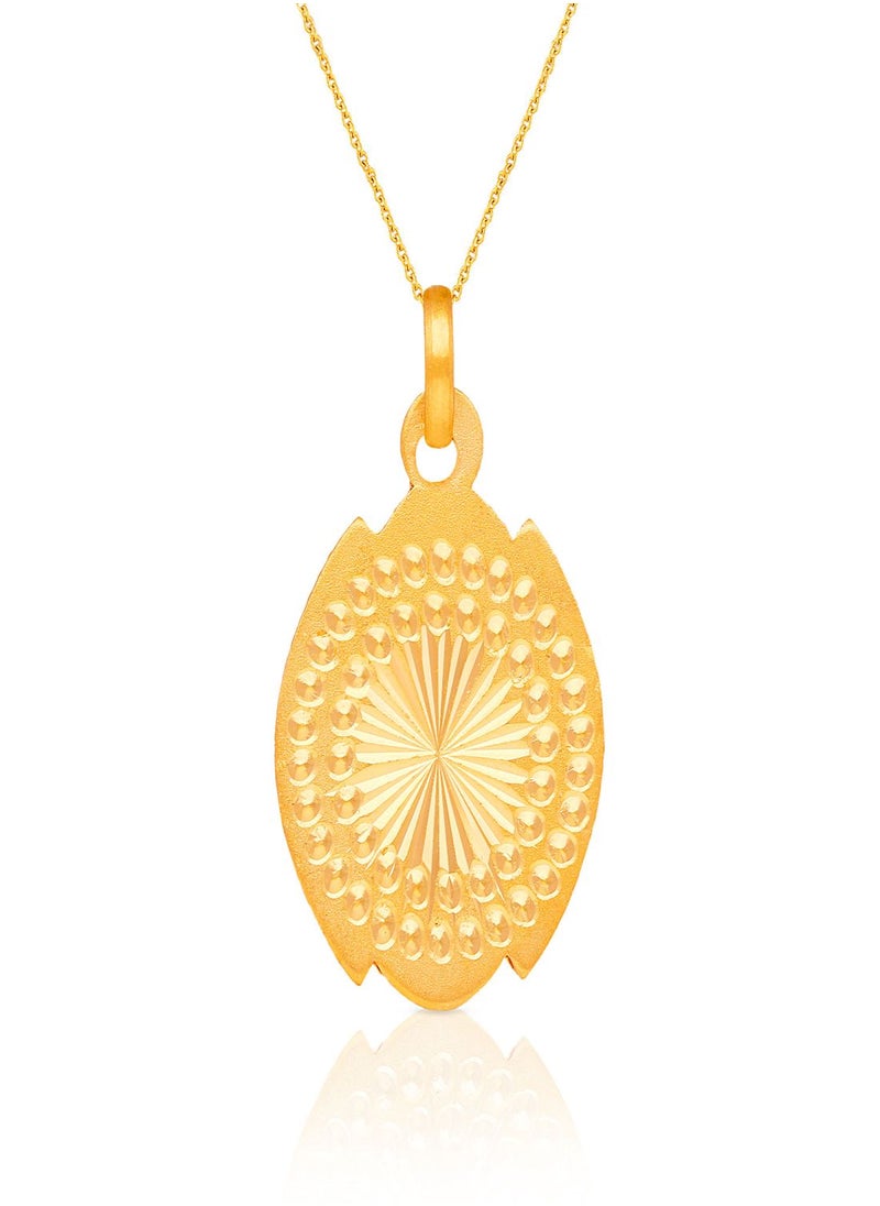 Malabar Gold and Diamonds - 22 Carat 916 Purity Yellow Gold Pendant PD3614546Y For Women - Image 1