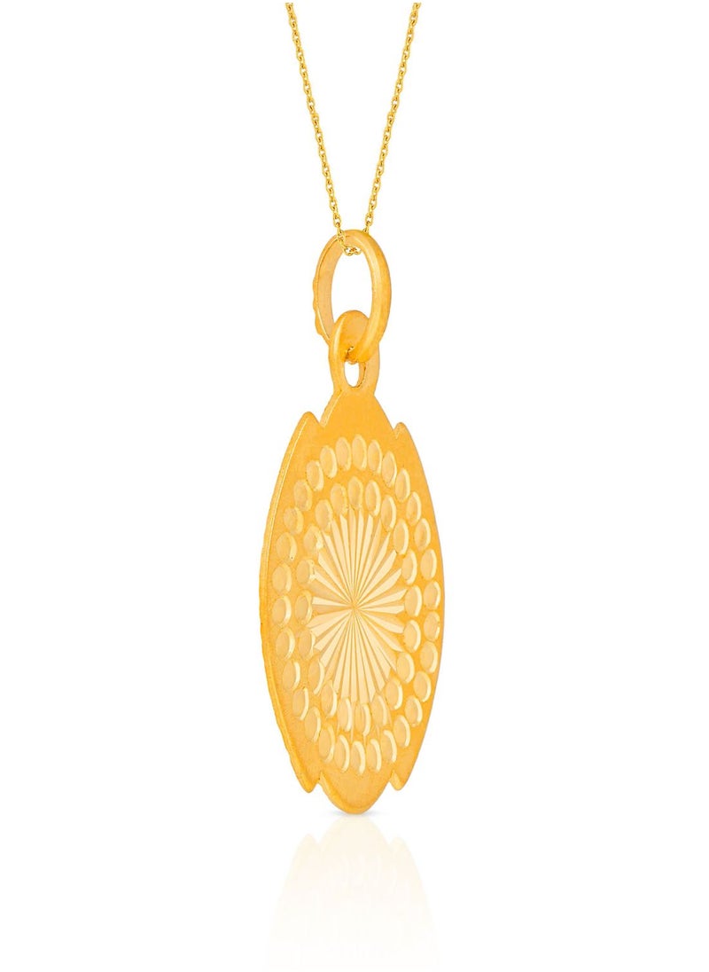 Malabar Gold and Diamonds - 22 Carat 916 Purity Yellow Gold Pendant PD3614546Y For Women - Image 1
