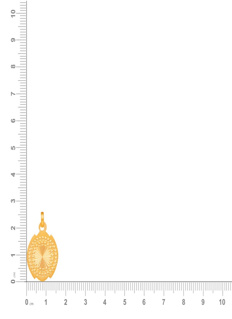 Malabar Gold and Diamonds - 22 Carat 916 Purity Yellow Gold Pendant PD3614546Y For Women - Image 1
