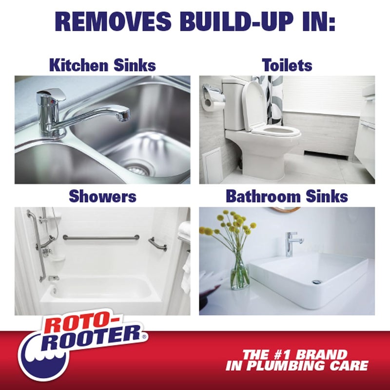 ROTO-ROOTER 351271 Build-Up Remover Drain Cleaner, 64 oz - Image 4