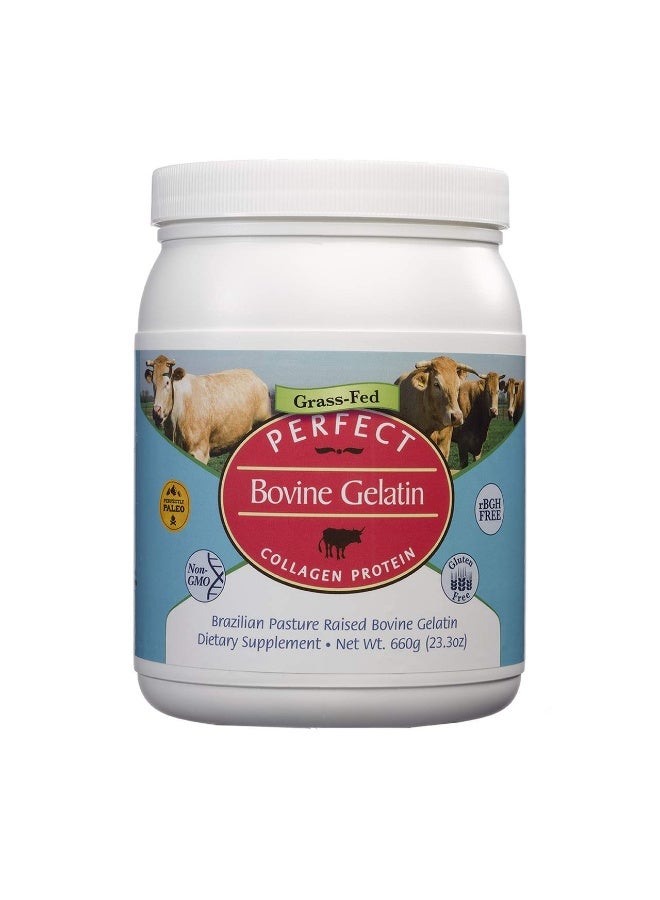 Perfect Supplements Perfect Bovine Gelatin Supports Healthy Skin & Joint Health 23.3 oz 2 months supply - Image 1