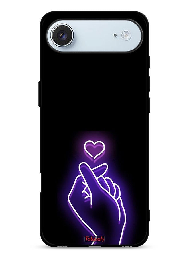 Tolwak Apple iPhone Air Protective Case Cover Snap Small Heart - Image 1
