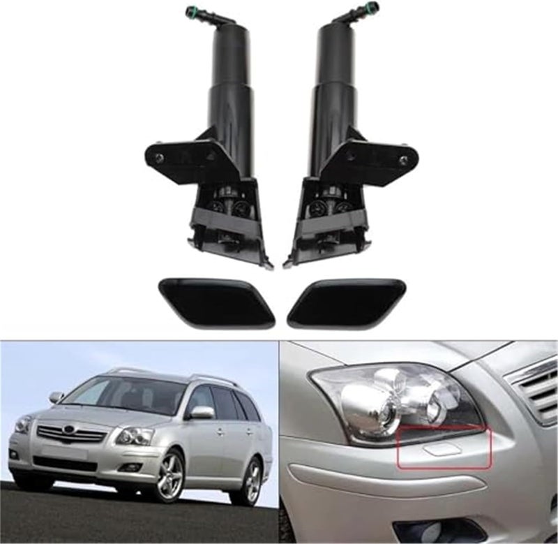 Wivplex Front Headlight Washer Nozzle Cover for Toyota Avensis T25 - Image 2