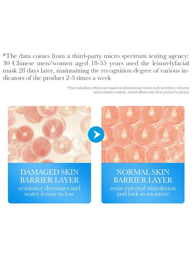 بيو أكوا قناع الوجه المهدئ والمصلح من بيواكوا بحمض الهيالورونيك وفيتامين ب5، مرطب ومغذي ومصلح لبشرة الوجه، 30 جم × 5 قطع - Image 2