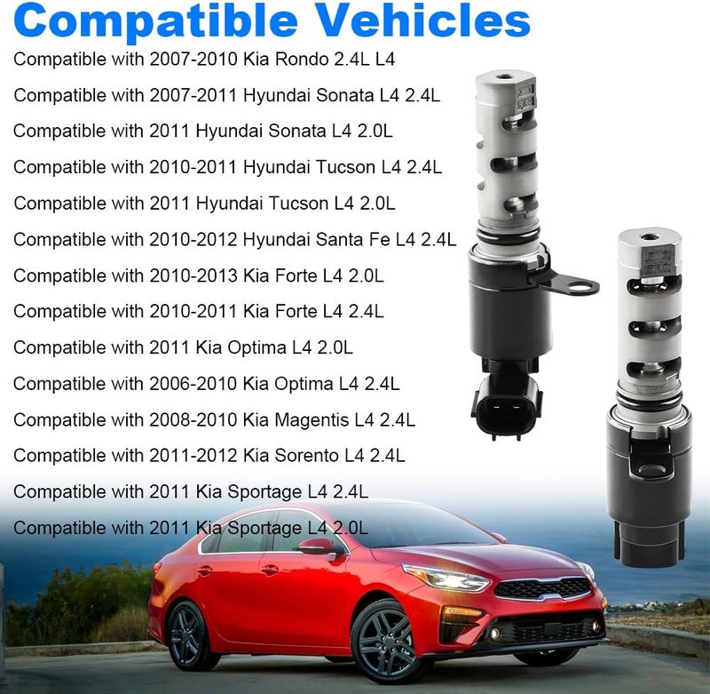 zayody Engine Variable Valve Timing (VVT) Solenoid for Hyundai and Kia Models - Image 3