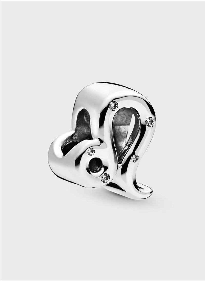 PANDORA Sparkling Leo Zodiac Charm  - Image 1