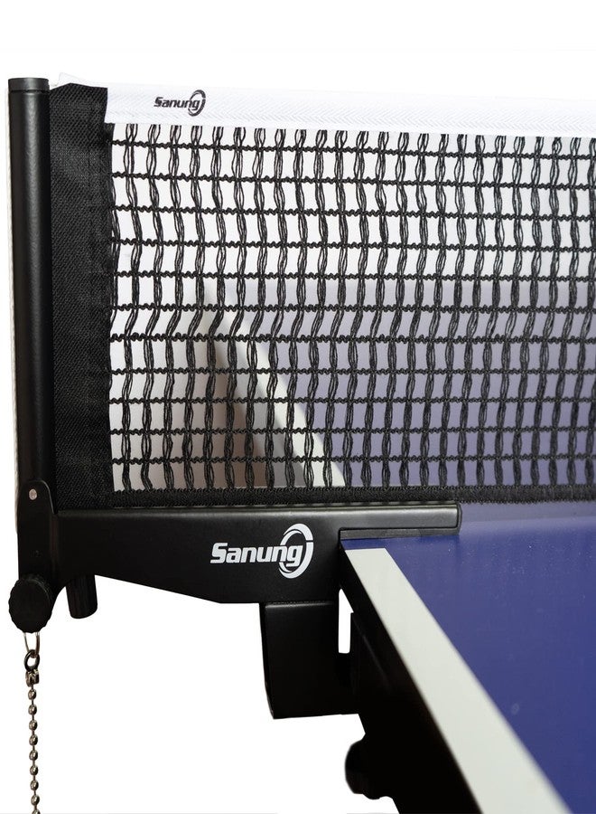 Sanung S406 Table Tennis Net and Post Portable, Professional Ping Pong Net and Post Set for Any Standard Tables (60 inch Width), Used for Training Competition, Easy Setup - Image 1