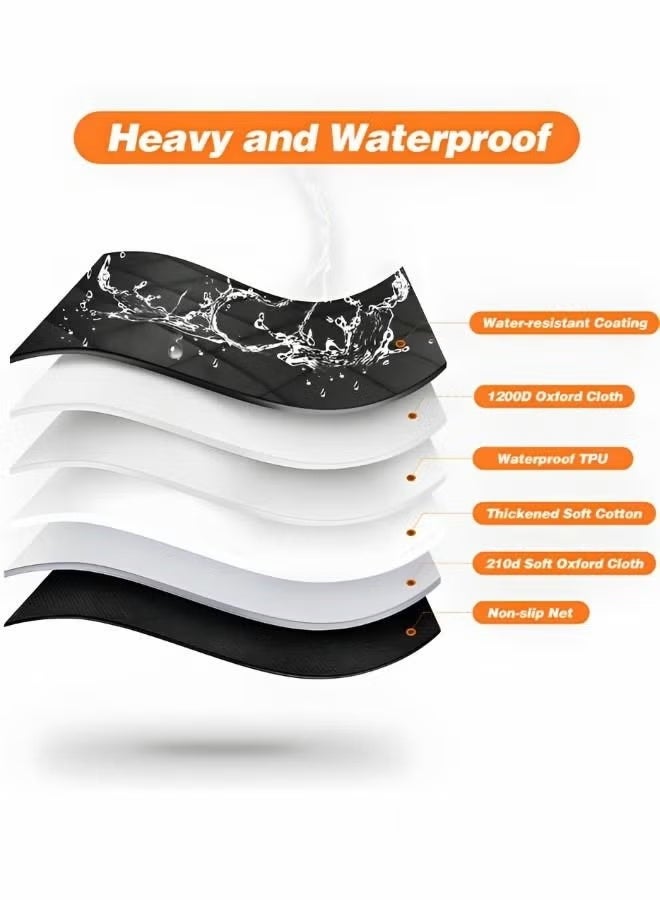 Pets Car Dog Cover Back Seat,Dog Seat Cover for Back Seat,Scratch Prevent Antinslip Dog Car Hammock,Waterproof Hammock Protector High Heat Resistant and Nonslip BackSeats Cover,Automotive Supplies - Image 4