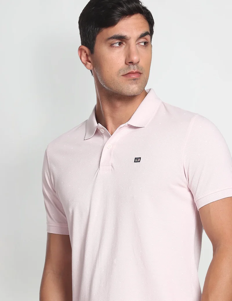 Graphic Pique Polo T-Shirt
