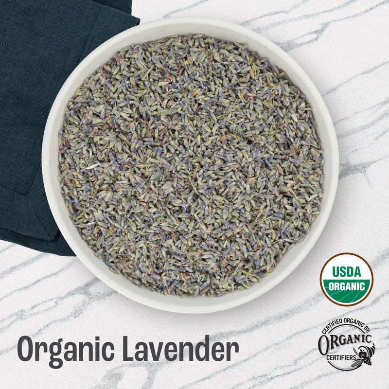 J MAC BOTANICALS, Organic Lavender Buds (16 oz, 1 Pound Bag) Bulk, Dried Flowers, Flower - Image 2