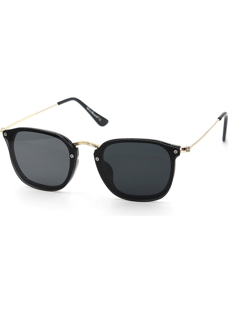 Silvio Monetti Women's Black Black UV400 Sunglasses - 3SM2334R003  - Image 1