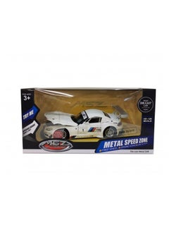 MSZ BMW Z4 GT3 1:24 With Pull Back Simulation Sound Light Doors Opened Collectible Kids Toys (Assorted colors)  - Image 1