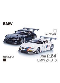 MSZ BMW Z4 GT3 1:24 With Pull Back Simulation Sound Light Doors Opened Collectible Kids Toys (Assorted colors)  - Image 2