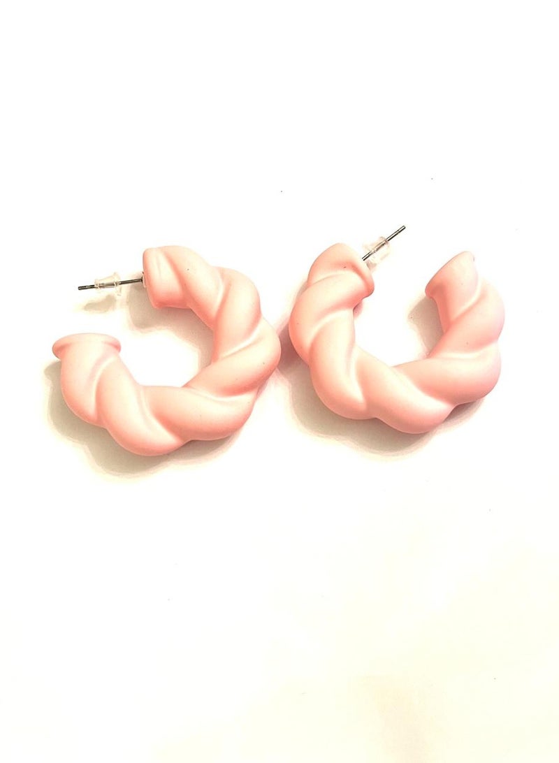 Trio Earrings Rose rope earrings - Image 2