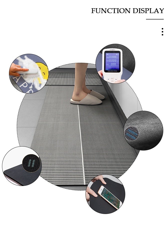 DUNISO Diatom Mud Bath Mat Set Bathroom Kitchen Rug Mat Extra Soft and Absorbent Bath Rugs Non-Slip Quick Drying Floor Bath Tub Mat for Bathroom Floor Tub and Shower 40*60cm/40*120cm - Image 3