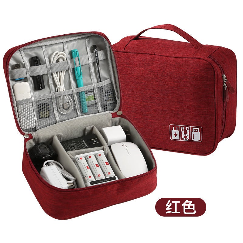 Digital Bag Multifunctional Waterproof Mobile Phone Data Cable Storage Bag Travel Charging Treasure Multifunctional Bag Manufacturers - Image 1