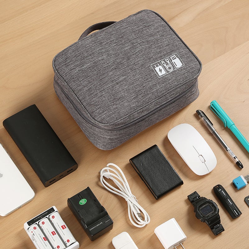 Digital Bag Multifunctional Waterproof Mobile Phone Data Cable Storage Bag Travel Charging Treasure Multifunctional Bag Manufacturers - Image 3