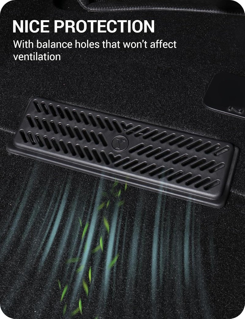 Basenor Tesla Model Y Backseat Air Vent Cover Air Flow Vent Grille Protection Set of 2 Globally selected raw material - Image 3