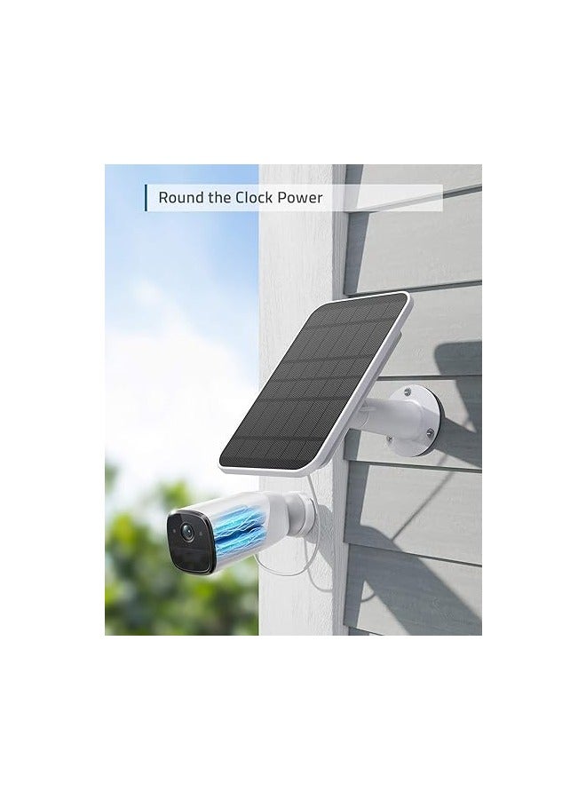 eufy security Certified Cam Solar Panel, Compatible with Cam, Continuous Power Supply, 2.6W Solar Panel, IP65 Weatherproof - Image 3
