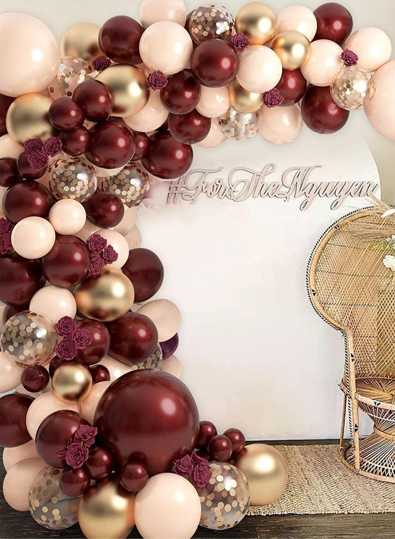 102pcs Balloon Arch Kit – Made of Thickened Latex Material for Enhanced Elasticity and Durability, Perfect for Weddings, Proposals, Anniversaries, Birthday Parties, Celebrations, and Event Decorations, Easy to Assemble, Ideal for Elegant Backdrops and Romantic Atmospheres - Image 3