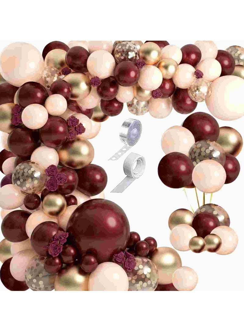 102pcs Balloon Arch Kit – Made of Thickened Latex Material for Enhanced Elasticity and Durability, Perfect for Weddings, Proposals, Anniversaries, Birthday Parties, Celebrations, and Event Decorations, Easy to Assemble, Ideal for Elegant Backdrops and Romantic Atmospheres - Image 5