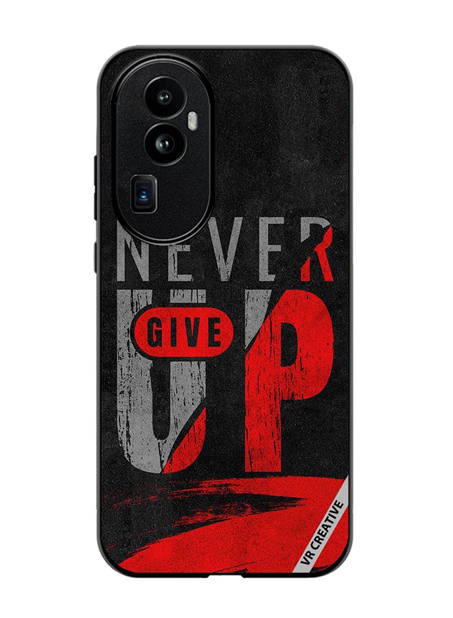 VR CREATIVE Protective Case Cover For Oppo Reno 10 Pro Plus Never Give Up Design Multicolour - Image 1