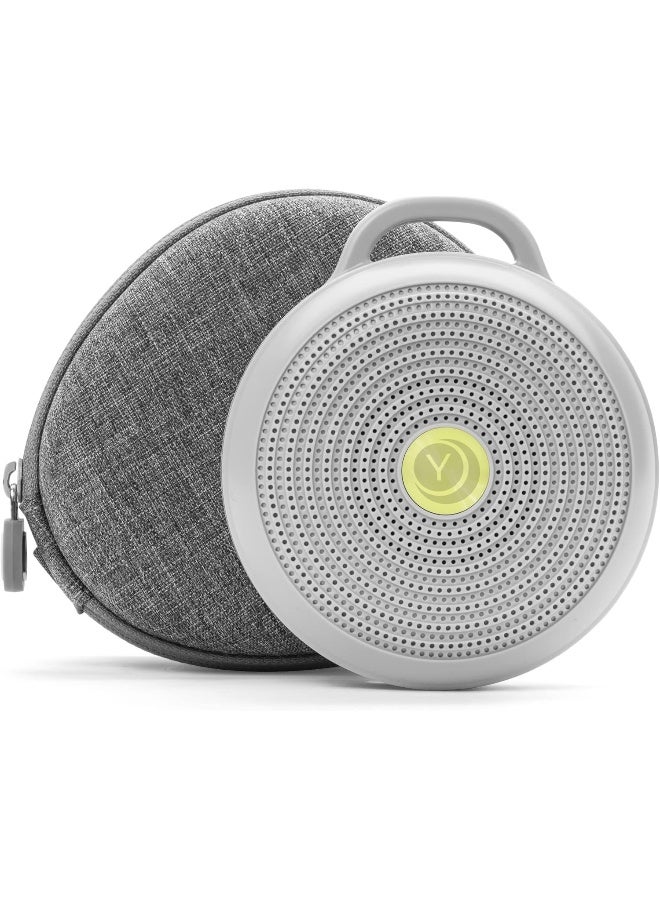 marpac حافظة سفر مارباك يوجاسليب هاشه ومقاومة للكسر، (طقم من قطعتين) آلة صوت بيضاء محمولة للأطفال - Image 1