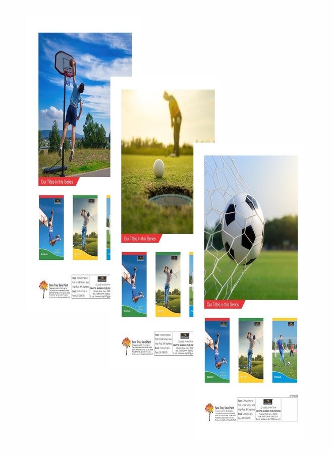 Freemind Sports Notebooks, 27 x 17 cm, Single Line with Interleaf, 164 Pages, Pack of 12 - Image 4