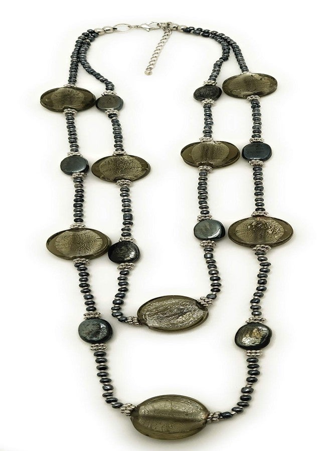 دي سي أيه قلادة نسائية من زجاج DCA متعددة الألوان - Image 1