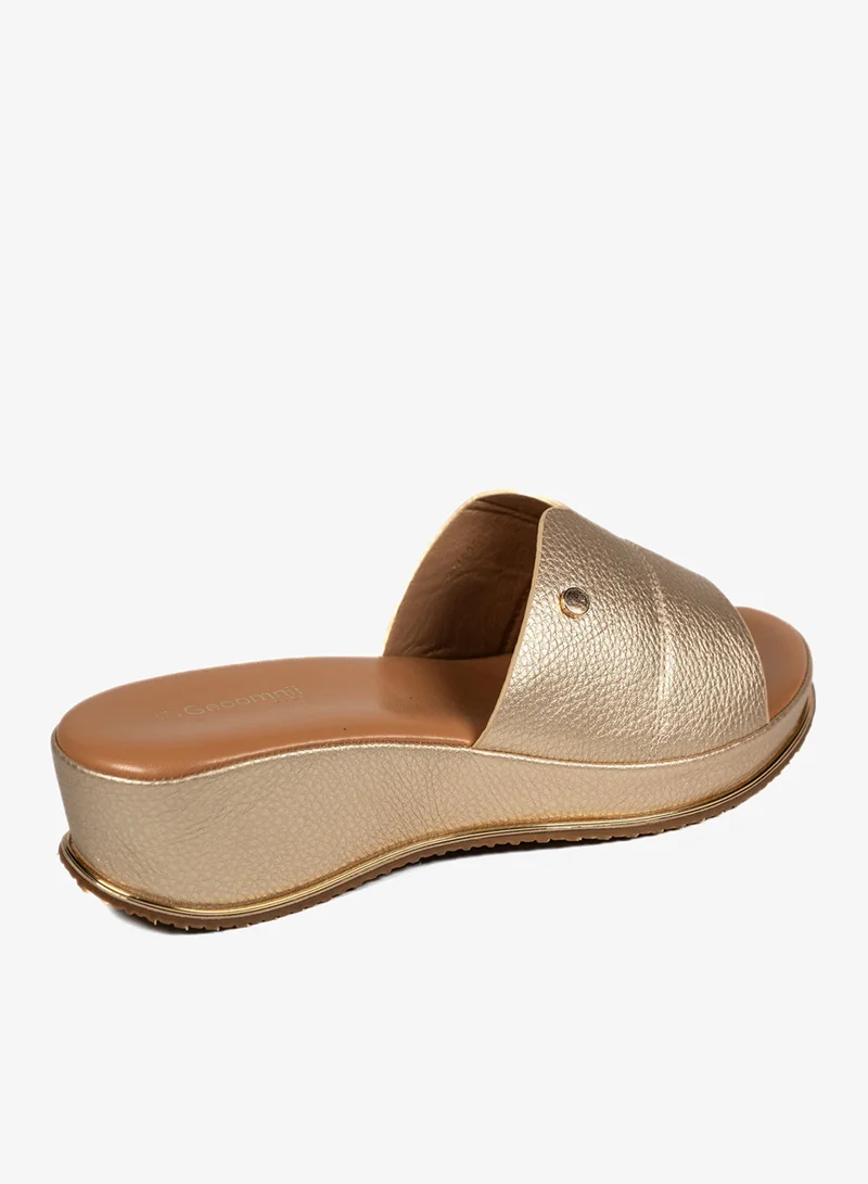 Geoomnii GOLD Geoomnii Comfort Slide Sandals for Women – Cushioned Slip-On Casual Sandals for Daily Wear, Home, Travel & Walking for Women | Best Price UAE