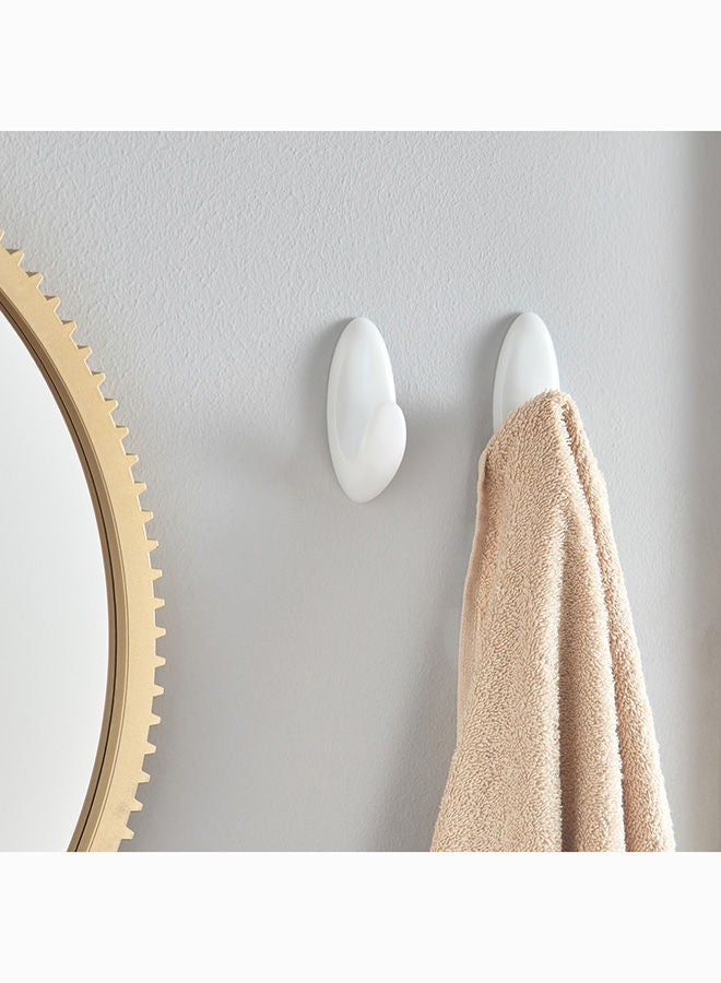 Home Box 3M 2-Piece Command Medium Bath Hook Set 10x18x3 cm  - Image 1