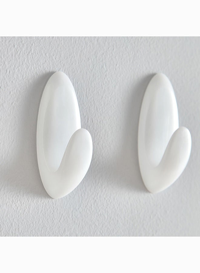 Home Box 3M 2-Piece Command Medium Bath Hook Set 10x18x3 cm  - Image 3
