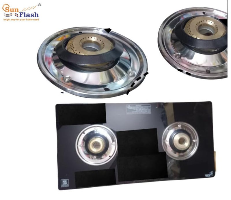 SUN FLASH طقم قطع غيار حلقات O لموقد الغاز، 3 أحجام | حلقات موقد الغاز الأسود، مناسبة لجميع أنواع مواقد الغاز ذات الإشعال اليدوي (SF_oring_2_67) - Image 5