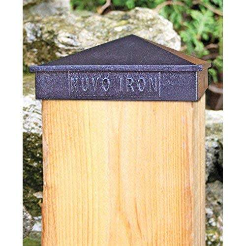 Nuvo Iron PCP02 3 1/2" Pyramid Post Cap, 3-1/2 x 3-1/2 inch, Black - Image 5